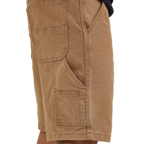 Wrangler Big Men's Relaxed Fit Carpenter Denim Short, Size 40, 11" Inseam, Brown - Picture 6 of 8